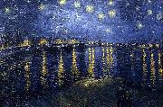 Vincent Van Gogh Starry Night Over the Rhone oil painting picture wholesale